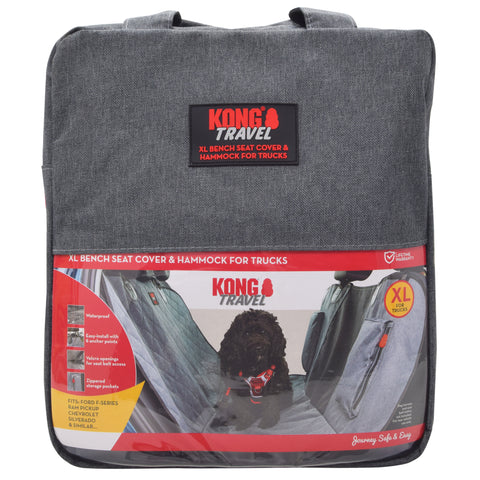 KONG 2-in-1 Bench Seat Cover & Dog Hammock for Trucks