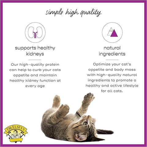 Dr. Elsey's cleanprotein Original Rabbit & Turkey Recipe Wet Cat Food, 2.75oz Cans, (Pack of 24)